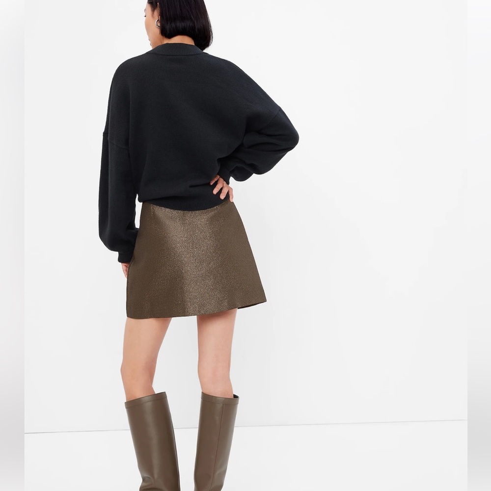 COPY - COPY - Gap metallic jacquard mini skirt